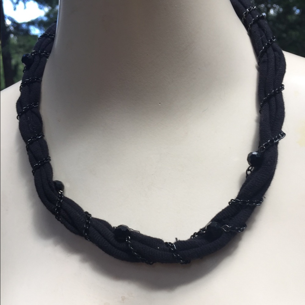 Kreativekristen T shirt fabric  necklace statement necklace handmade jewelry - Picture 3 of 13